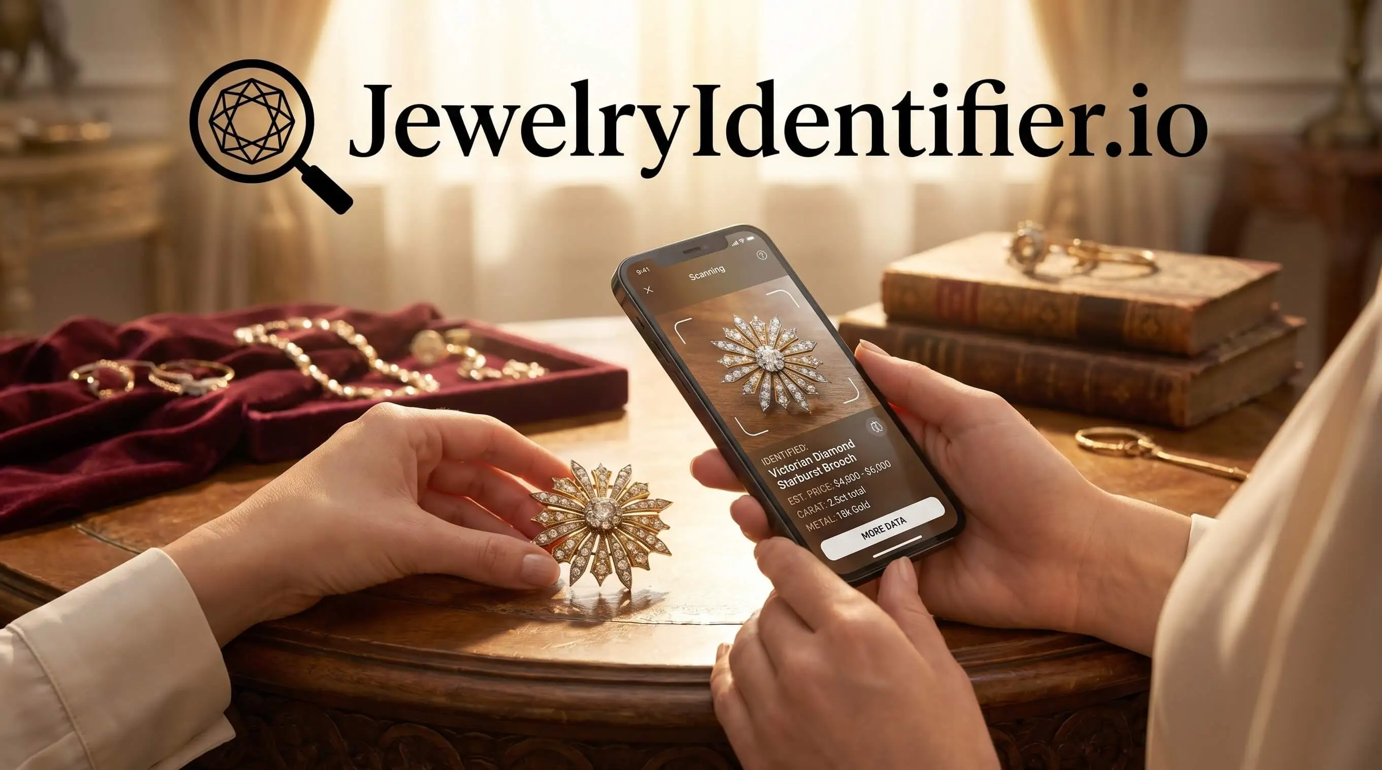 Jewelry Identifier interface screenshot